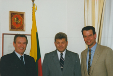 Visita al Consolato del Ministro degli Esteri della repubblica di Lituania e dell’Ambasciatore Podagelis.