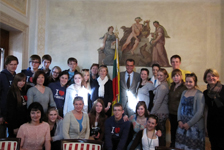 Visita di studenti lituani al Consolato di Venezia.