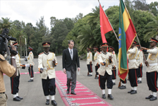 Cerimonia di presentazione delle lettere credenziali al Presidente della Repubblica Federale di Etiopia.