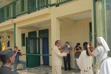 Inaugurazione del padiglione della foresteria del Centro di Suor Laura Girotto ad Adwa.