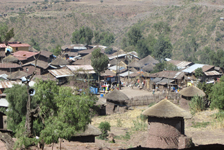 Villaggio etiopico.