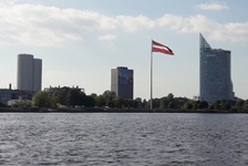 Nuove costruzioni a Riga.