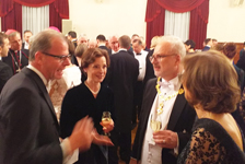 Il Presidente della Repubblica di Lettonia e Signora con Ambasciatore Bertoldi e Signora