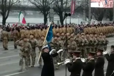 Parata militare per la festa Nazionale Lettone