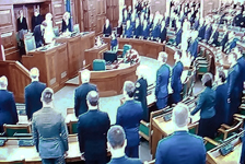 Sessione del Parlamento lettone: anniversario dell’indipendenza della Lettonia 