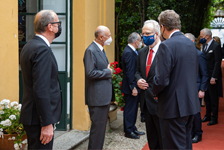 Il Gran Cancelliere presenta l'Amb. Bertoldi al Presidente di Lettonia